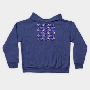 Escher fish pattern XI Kids Hoodie